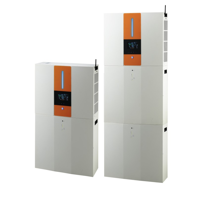 Inversor de sistema de almacenamiento de energía Voltronic de 5,5 Kw y batería Lifepo4 de 5,12 Kw