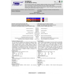 Cavo Solare Fotovoltaico 6mm H1Z2Z2-K SOLAR ENERGY CPR Eca