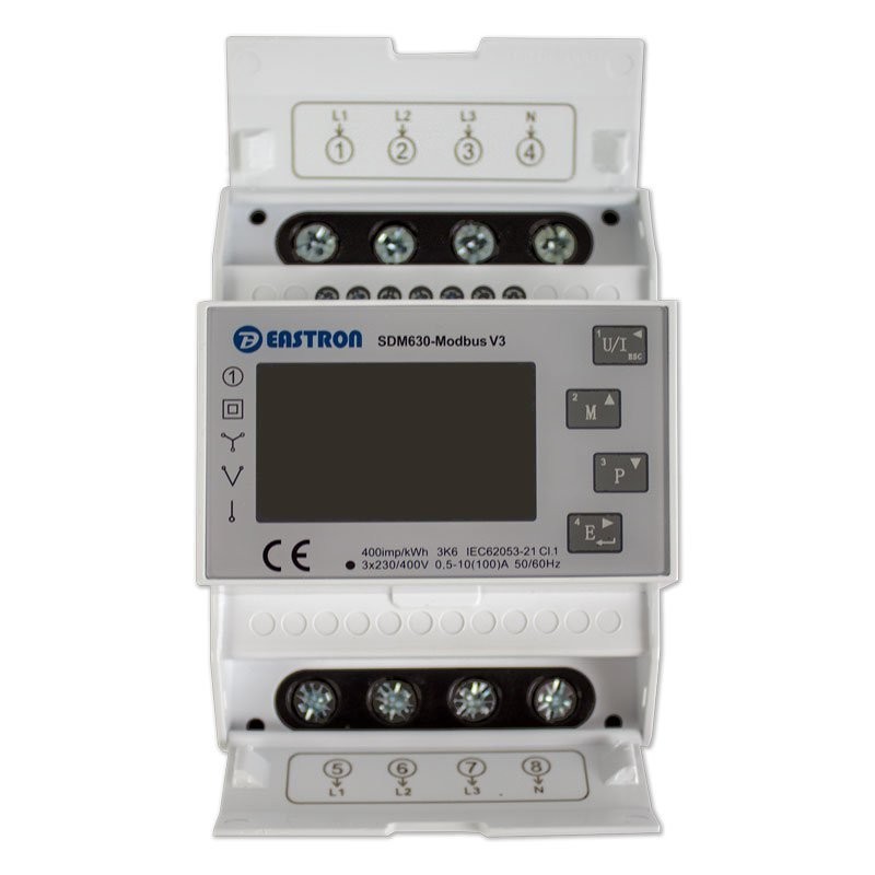 Eastron SDM630Mbus-V3 AC 400V Digital Multif. Modbus 100A