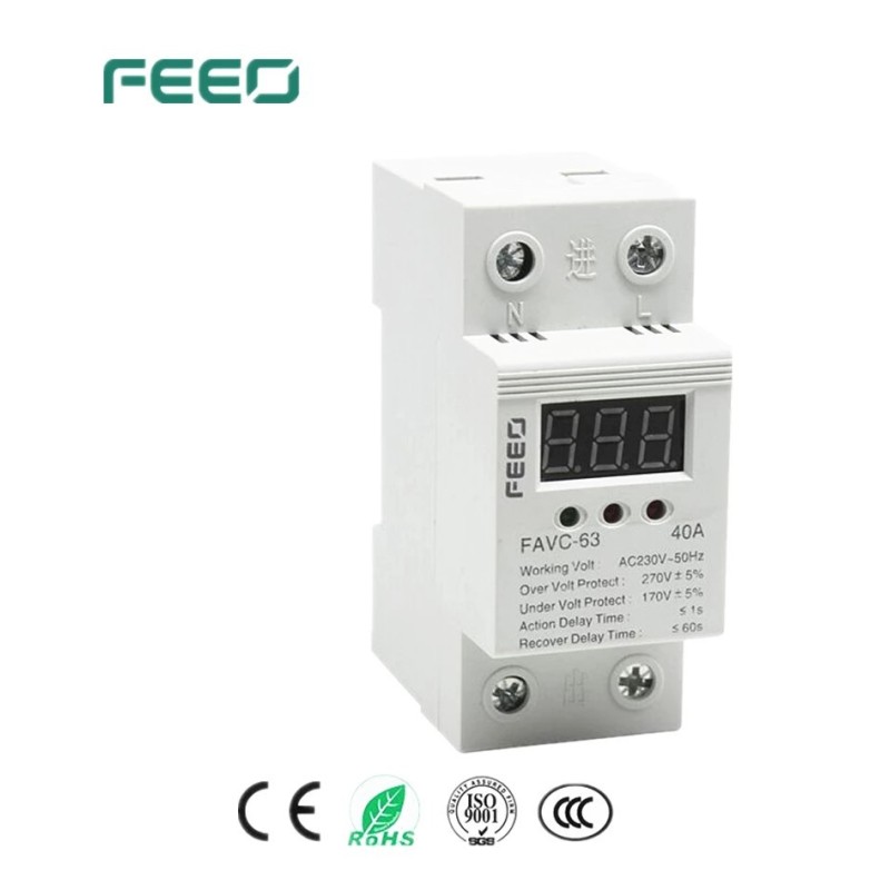 FEEO sobretensión / subtensión CA FEEO FAVC-63 40A display