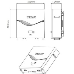 Batería Yilink LifePo4 4.8Kw 100A 48v Versión de pared